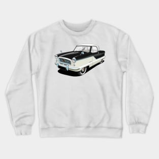 Austin Metropolitan in two tone black and white Crewneck Sweatshirt